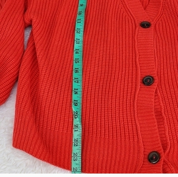 Sanctuary Shaker Knit Tomato Cardigan XXL - Picture 4 of 6